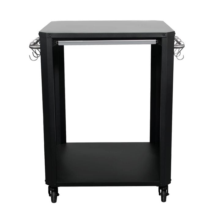 COZZE Stainless Steel Portable Outdoor Table with Shelf