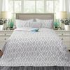 Ramesses Alena 4 Pieces Reversible Ultrasonic And Embossed Micro Flannel Comforter Set