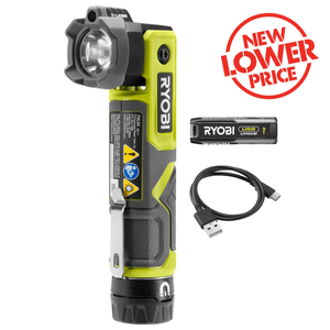 Ryobi USB Pivoting Laser Light 2Ah Kit RPLL4K