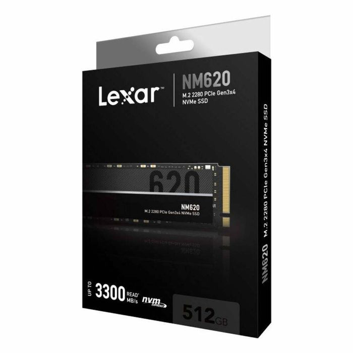 Lexar Internal Nm620 M.2 2280 Pcie Gen3x4 Nvme Ssd - 512gb