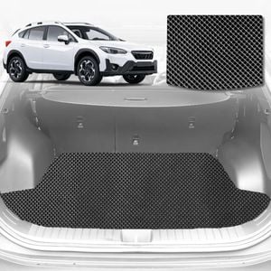 6D Diamond Car Boot Mat for Subaru XV (GT)2017-2022-Cargo Mat-Black-Outback GT