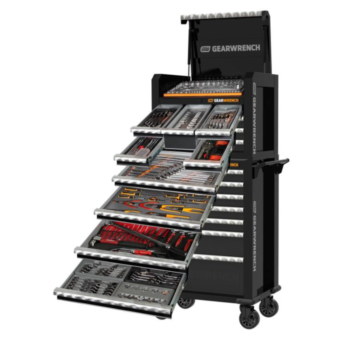 GEARWRENCH 312 Piece Combination Tool Kit + 28" Chest + 28" Trolley