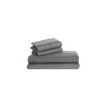 2000TC Ultra Soft King Fitted Sheet Set- Gray