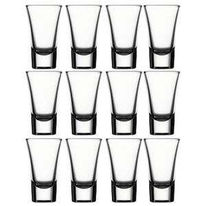 12pc Pasabahce Boston 60ml Shot Glass Liquor/Alcohol Vodka Party Drinkware Clear