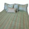 Bloomington 6 Pce Stripes Quilt Cover Bed Pack Queen
