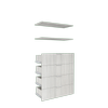 Lugna 900 x 380mm 4-Drawer 2-Shelf Mist Insert Kit