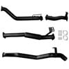 Ignite Exhausts Turbo Back For Toyota Landcruiser 76 Series Wagon 3" No Cat & Hotdog Black Aluminised Steel