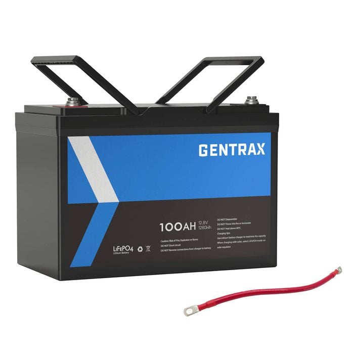 Gentrax 12v 100ah Lifepo4 Lithium Battery Bundle Camping Off-grid