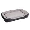 Happy Tails Large Grey Lounger Bed