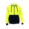 Craftright Yellow Hi Vis Zip Thru Hoodie - Small