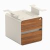 Desky Minimal Under Desk Cabinet Wheat Frame