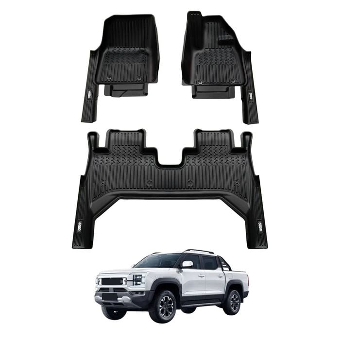 AUSGO 7D Car Floor Mats for BYD Shark 6 2025-Onwards All-Weather Floor Liners