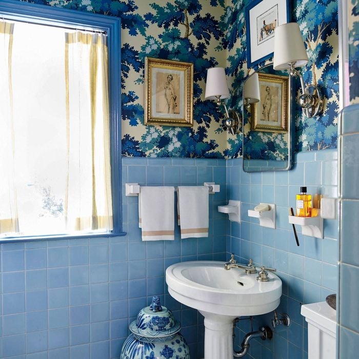 Wallpaper Trader Raphaël - Blue - Colour Roll
