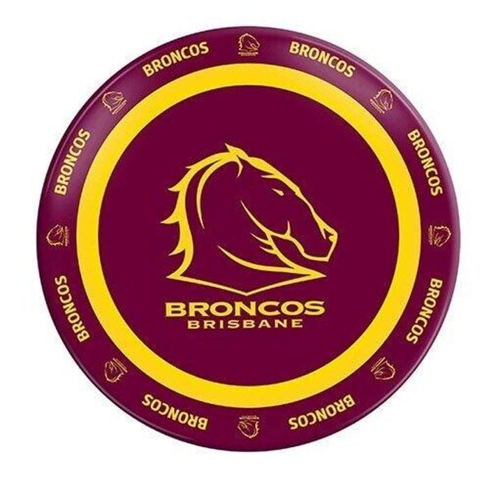 NRL Melamine Plate - Brisbane Broncos - 20cm diameter - Single