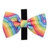 Eco-Pup Themed Dog/Pet Novelty Dress Up Costume Bow Tie Rainbow Coloured Pattern