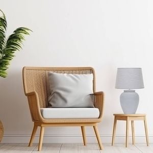 Vencha Kash Table Lamp - Grey