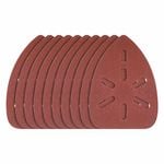 Ozito 80 Grit Medium Detail Sander Sanding Sheets - 10 Pack