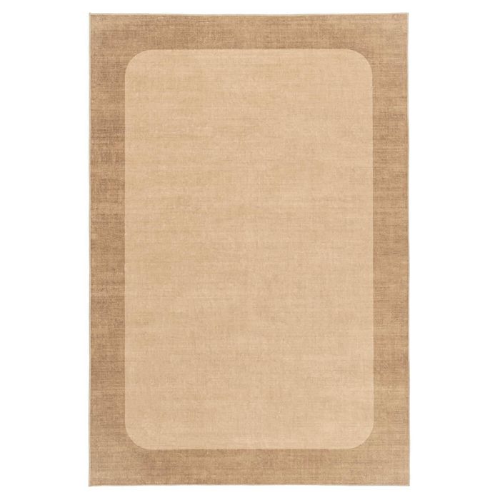 Loopsie-220cm X 150cm-ibiza Terracotta Washable Border Rug