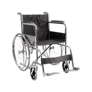 Livingstone 24" Folding Manual Wheelchair 106 X 64cm Seat Width: 46cm