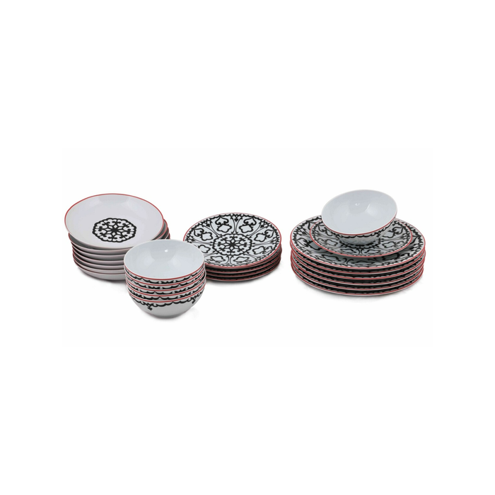 Kütahya Porcelain Zeugma 24 Piece Dinnerset
