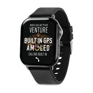 Reflex Active Venture Xl Water Resistant amoled Screen Smart Watch Black