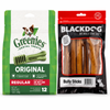 GREENIES Original Regular 340g + Blackdog Bully Sticks 5 Pack | Dog Treat Pack