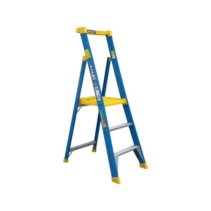 Bailey Ladders 0.9m 170kg Fiberglass Platform Ladder