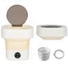 Catzon Portable Washing Machine 6.5L Foldable Spin Dryer Combo-White