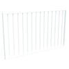 ProtectorAl 1201-1500 x 900mm Pearl White Aluminium Flat Top Garden Gate 