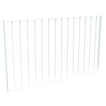 ProtectorAl 1201-1500 W x 900 H mm Pearl White Aluminium Flat Top Garden Gate 