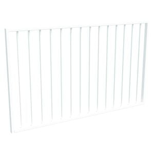ProtectorAl 1201-1500 x 900mm Pearl White Aluminium Flat Top Garden Gate 