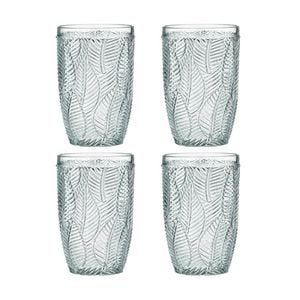 4PK Ladelle Areca 13cm Highball Glass Tumbler - Jadeite