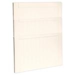Kaboodle 600mm Antique White Country 3 Drawer Panels