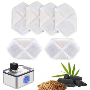 Advwin Pet Water Fountain Filters 6-pack Replacement Filters