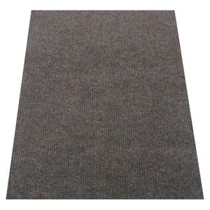 Ideal DIY 67cm Grey Oxford Ribbed Carpet Runner - Linear Metre