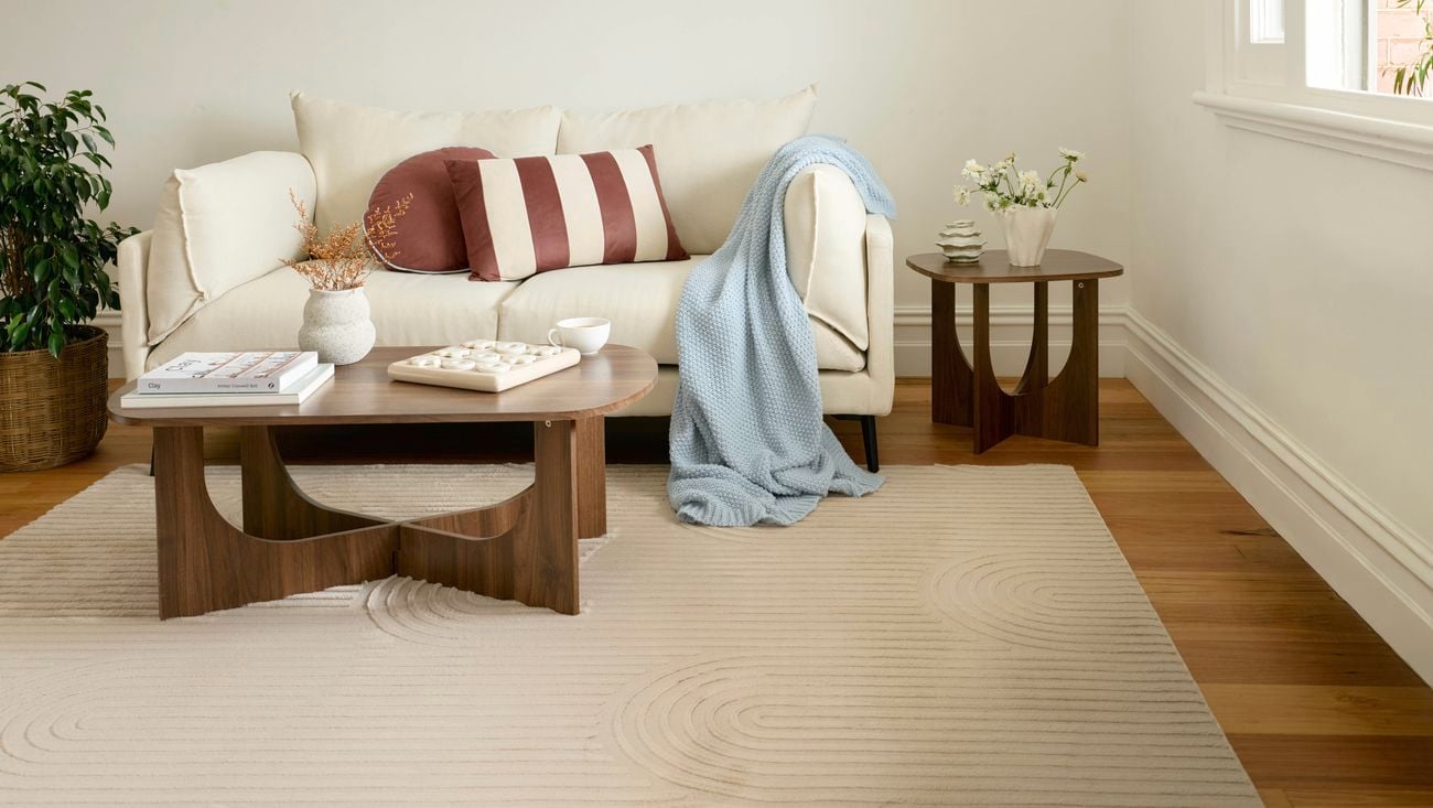 Living room- Rug- Winter- Shoppable image