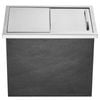 Vevor 45.6x30.4x37.1cm Drop in Ice Chest with Stainless Steel Ice Cooler for Cold Wine Beer