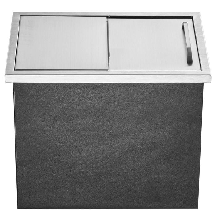 Vevor 45.6x30.4x37.1cm Drop in Ice Chest with Stainless Steel Ice Cooler for Cold Wine Beer