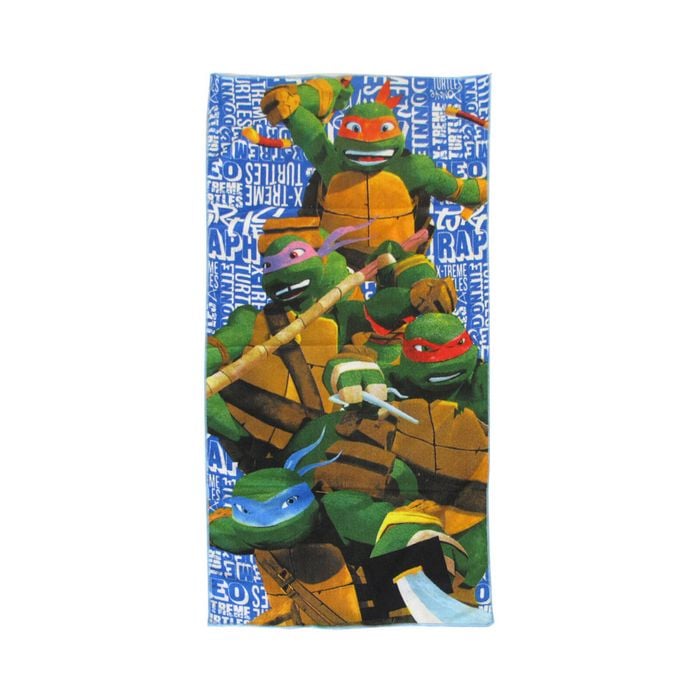 Bloomington Ninja Turtles Kids Cartoon Printed Microfiber Beach Towel 70 x 137 cm