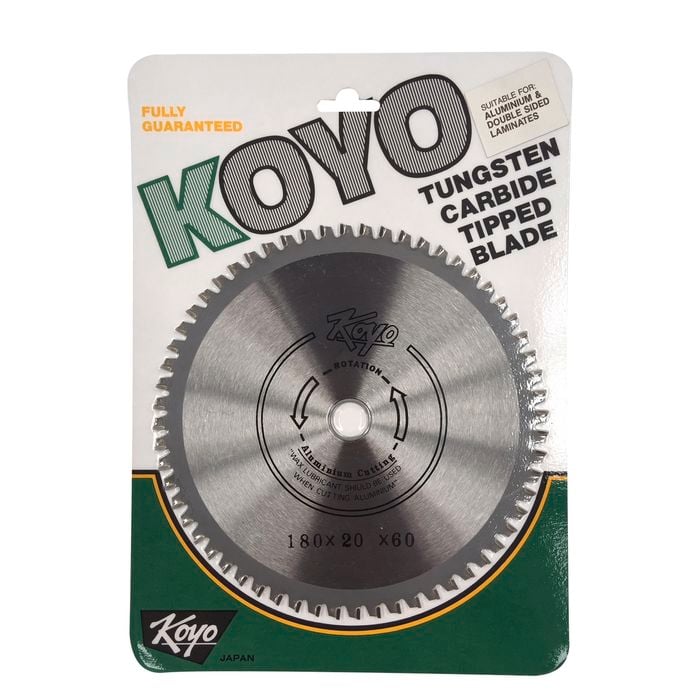 Koyo 180mm 60T 20/16mm Bore Circular Saw Blade For Timber Cutting