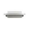 Esatto 60cm White Stainless Steel Fascia Slide Out Ducted Rangehood