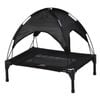 Charlies Elevated Dog Bed With Tent Black - Small