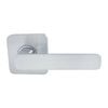 Choice Harper Square Passage Lever Set In Satin Chrome
