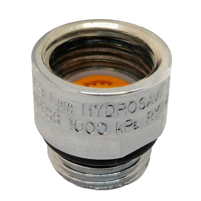 Hydrosave Chrome Plated Inline M&F Flow Controller