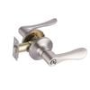 Tasman Satin Nickel Tiva Privacy Left Handed Leverset