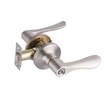 Tasman Satin Nickel Tiva Privacy Left Handed Leverset