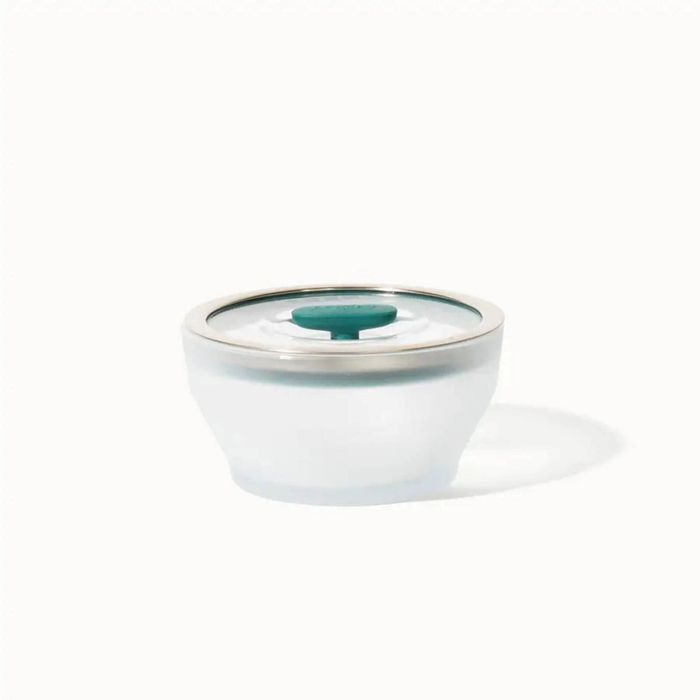 Anyday The Medium Deep Dish | Kale | Glass Microwave Steamer