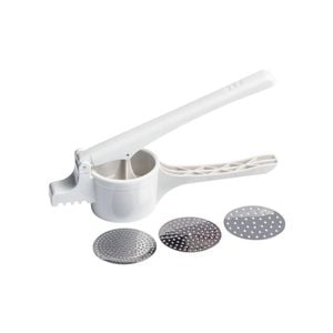 4pc Cuisena 35cm Plastic Potato Ricer Smasher w/ Stainless Steel Discs