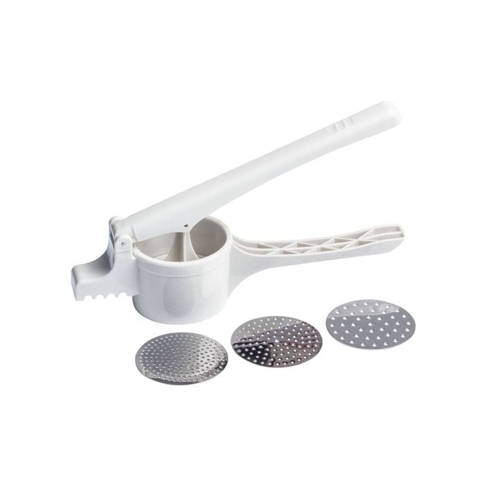 4pc Cuisena 35cm Plastic Potato Ricer Smasher w/ Stainless Steel Discs