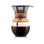 Bodum Cork POUR OVER Coffee maker with permanent filter, 1.0 l, 34 oz 1 pcs